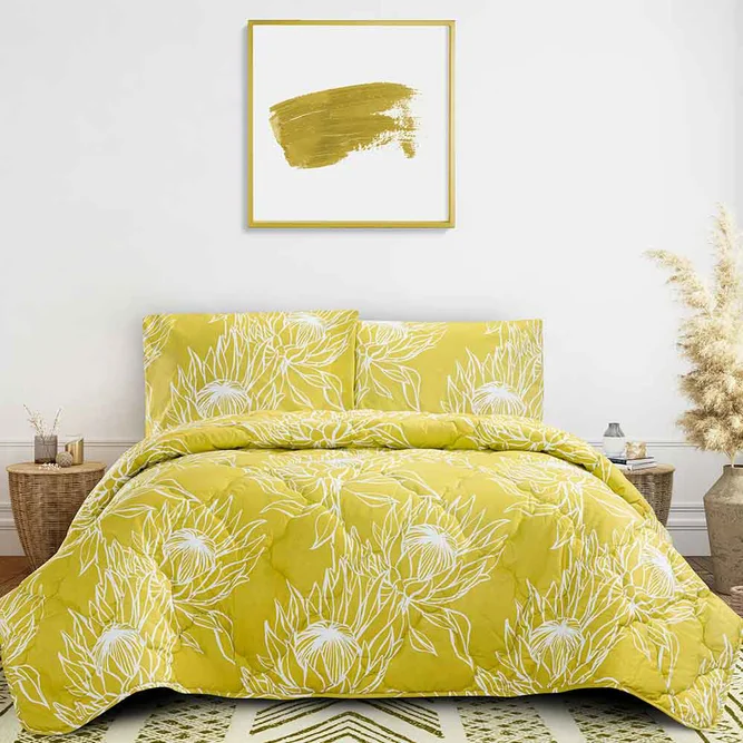 لحاف طرح‌دار با رویه بالش ارمیا خردلی