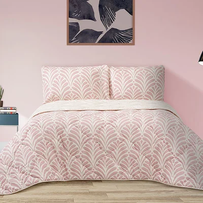 لحاف طرح‌دار با رویه بالش ریوا کالباسی