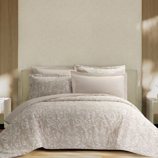 سرویس ملحفه ساتن کیسه ای مارگو کرم