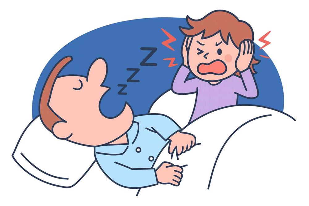 خروپف کردن مرد